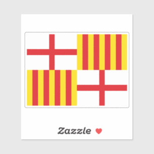 Sticker Drapeau de Barcelone