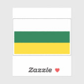 Sticker Drapeau de Barranquitas, Porto Rico (Feuille)