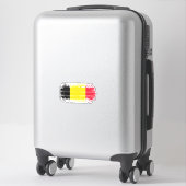 Sticker Drapeau de Belgique (Sur valise)