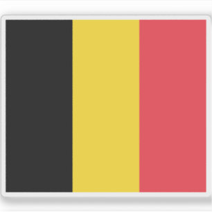 Sticker Drapeau de Belgique
