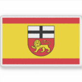 Sticker Drapeau de Bonn, Allemagne (Devant)