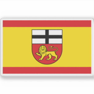 Sticker Drapeau de Bonn, Allemagne