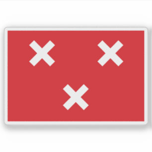 Sticker Drapeau de Breda, la Pays-Bas