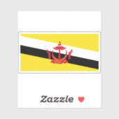 Sticker Drapeau de Brunei (Feuille)