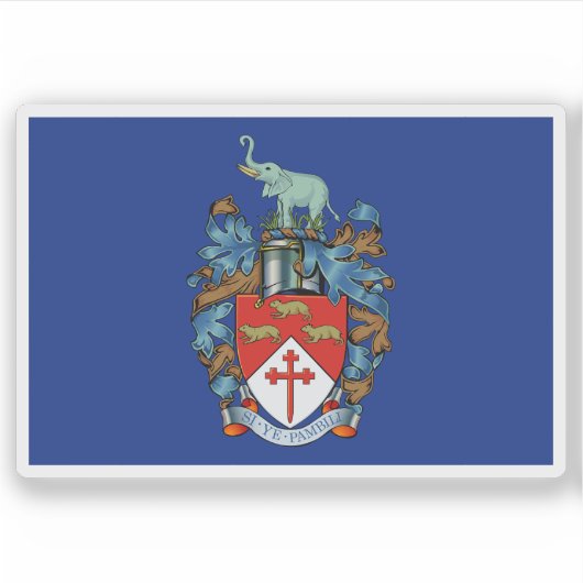 Sticker Drapeau de Bulawayo, Zimbabwe (Devant)