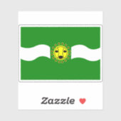 Sticker Drapeau de Camuy, Porto Rico (Feuille)