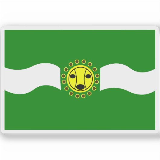Sticker Drapeau de Camuy, Porto Rico (Devant)
