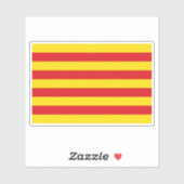 Sticker Drapeau de Catalogne (Feuille)