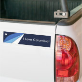 Sticker Drapeau de Columbia, Caroline du Sud (Sur camion)
