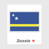 Sticker Drapeau de Curaçao (Feuille)