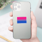 Sticker Drapeau de fierté bisexuel (Téléphone)