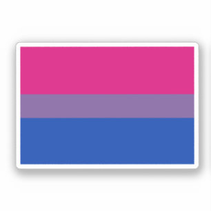 Sticker Drapeau de fierté bisexuel