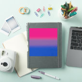 Sticker Drapeau de fierté bisexuel à dégradé – Drapeau Bi (Couverture iPad)