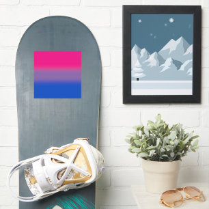 Sticker Drapeau de fierté bisexuel à dégradé – Drapeau Bi