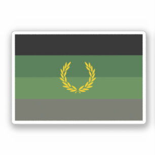 Sticker Drapeau de fierté de l'uniforme militaire
