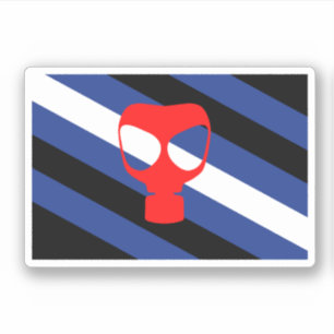 Sticker Drapeau de fierté de masque