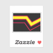 Sticker Drapeau de fierté en caoutchouc / latex (Feuille)