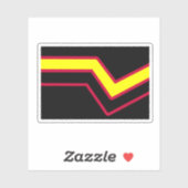Sticker Drapeau de fierté en caoutchouc / latex (Feuille)