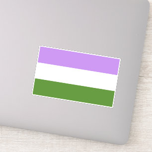 Sticker Drapeau de fierté genderqueer