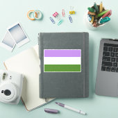 Sticker Drapeau de fierté genderqueer (Couverture iPad)