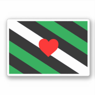 Sticker Drapeau de fierté Leather Boi