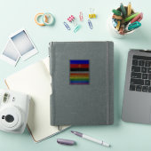 Sticker Drapeau de fierté polyamoureuse (Couverture iPad)