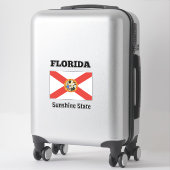 Sticker Drapeau de Floride (Sur valise)
