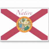 Sticker Drapeau de Floride (Devant)