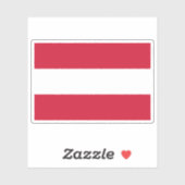 Sticker Drapeau de Gouda, la Pays-Bas (Feuille)