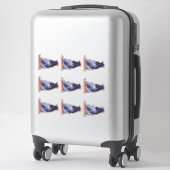 Sticker Drapeau de Guam (Sur valise)
