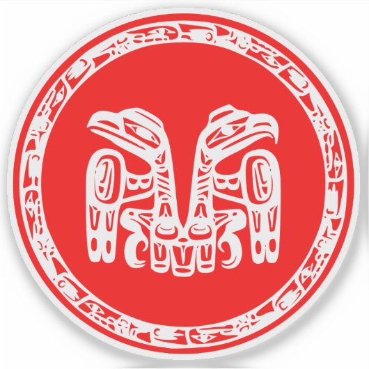 Sticker Drapeau de Haida (Devant)