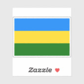 Sticker Drapeau de Hatillo, Porto Rico (Feuille)