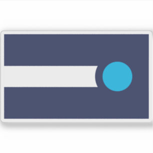 Sticker Drapeau de High Point, Caroline du Nord