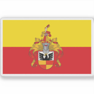 Sticker Drapeau de Hildesheim, Allemagne