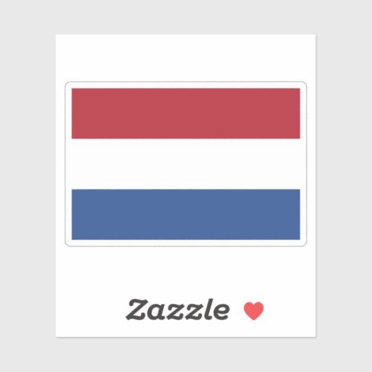Sticker Drapeau de Hollande (Feuille)