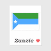 Sticker Drapeau de Jubaland, Somalie (Feuille)