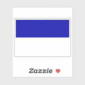Sticker Drapeau de Kadaň, République tchèque (Feuille)