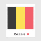 Sticker Drapeau de la Belgique (Feuille)