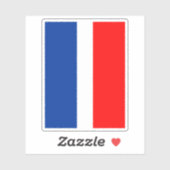 Sticker Drapeau de la commune de Schaan, Liechtenstein (Feuille)