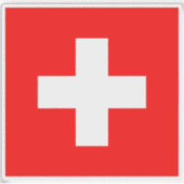 Sticker Drapeau de la Confédération suisse (Devant)