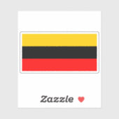 Sticker Drapeau de la Fédération transcaucasienne, Arménie (Feuille)