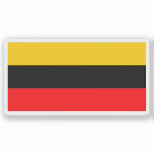 Sticker Drapeau de la Fédération transcaucasienne, Arménie (Devant)