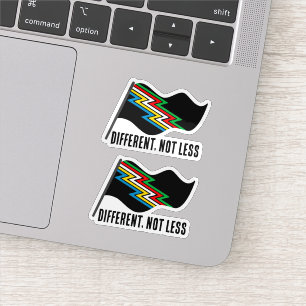 Sticker Drapeau de la fierté des personnes handicapées Dif