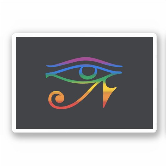 Sticker Drapeau de la fierté gay goth (Devant)