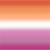 Sticker Drapeau de la fierté lesbienne à dégradé – Drapeau (Devant)