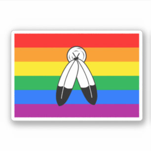 Sticker Drapeau de la fierté LGBTQ+