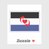 Sticker Drapeau de la fierté Switch (Feuille)