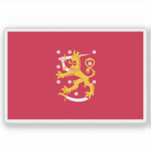 Sticker Drapeau de la Finlande (décembre 1917 - mai 1918)