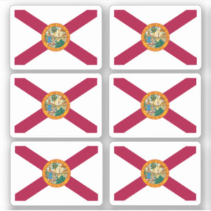 Sticker Drapeau de la Floride, drapeau de l'état américain
