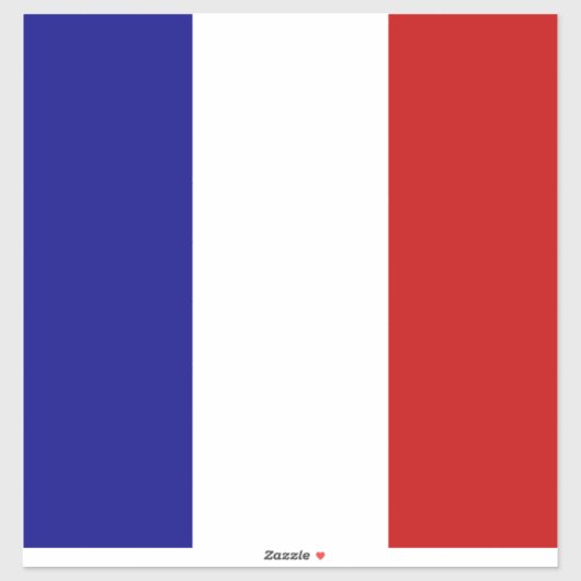 Sticker Drapeau de la France (Feuille)